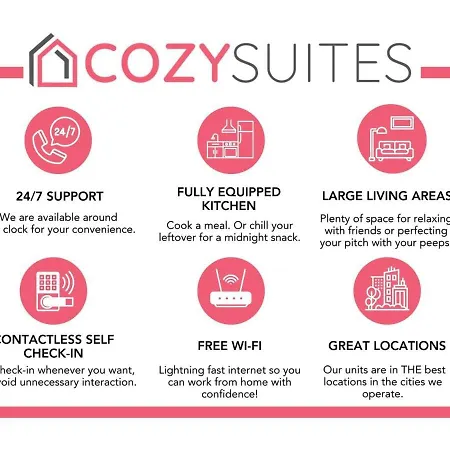 Modern Downtown Apartment 2Br 2Ba By Cozysuites Indianapolis Exterior photo